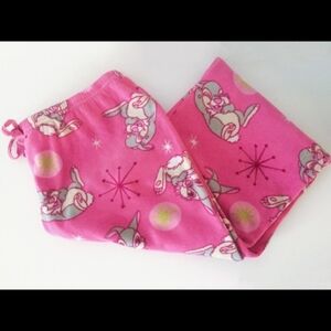 Disney - (Size XL) Fluffy Pink Thumper Rabbit Women's Pyjama Pants